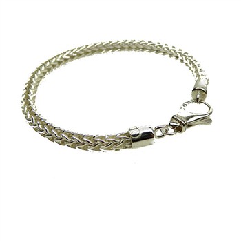 Ø 5,3mm Rævekæde I Blank Sterlingsølv Armbånd & Halskæde 60cm, fra San - Links of Joy