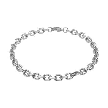 SON armbånd stål anker facet, 23cm, fra Son of Noa