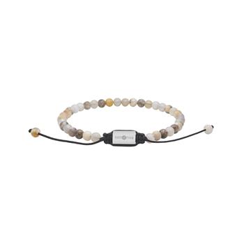 SON armbånd bambus jaspis og stål 4mm, 19-25cm, fra Son of Noa