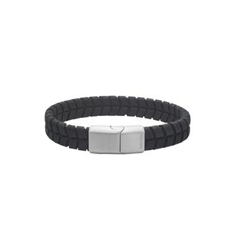 SON armbånd sort kalveskind 12mm - 23cm, fra Son of Noa
