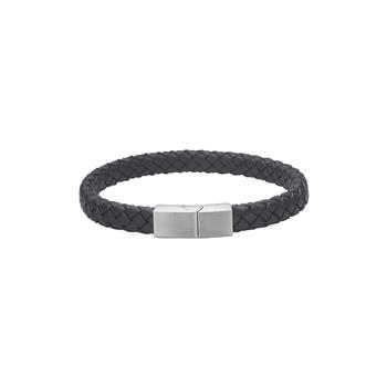 SON armbånd sort kalveskind 8mm - 19cm, fra Son of Noa