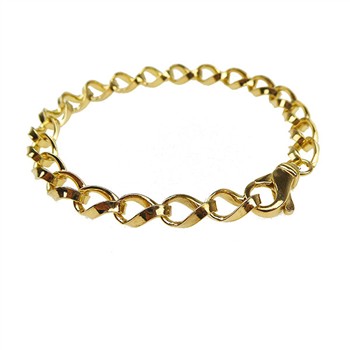 Armbånd & halskæde - Forgyldt 60cm, fra San - Links of Joy