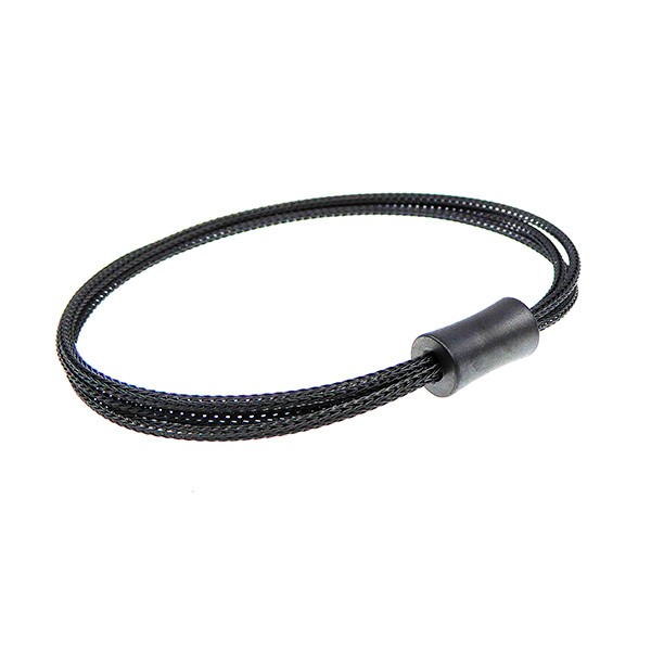 Armbånd & halskæde - 3 rk. sort oxyderet Sterlingsølv 21cm, fra San - Links of Joy