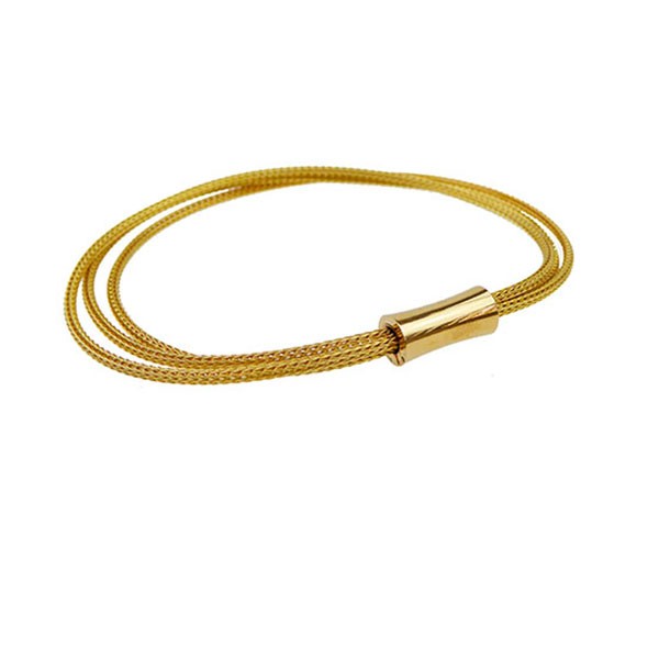Armbånd & halskæde - 3 rk forgyldt 17cm, fra San - Links of Joy