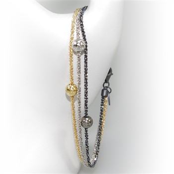 Armbånd & Halskæde - 3 rk. med 3 stk Magic Beads-Ø6mm 21cm, fra San - Links of Joy