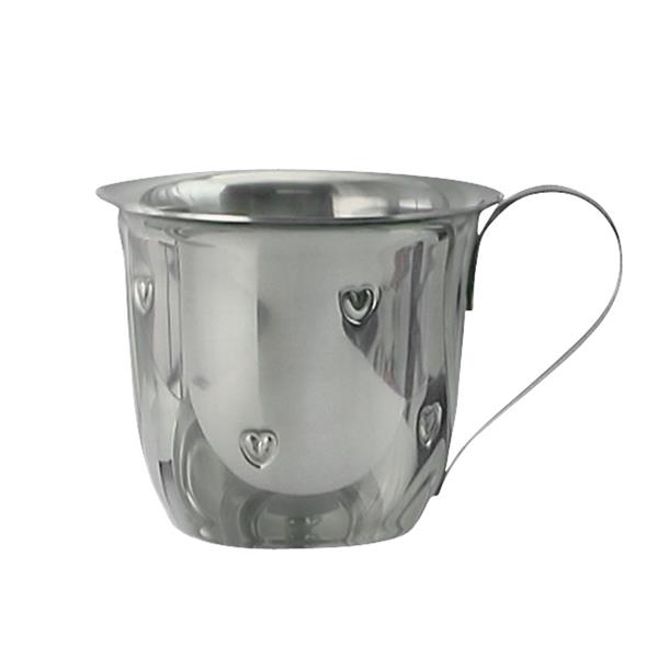 Rustfrit stål krus m. hjerter, fra Noa Kids