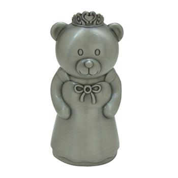 Fortinnet sparebøsse prinsesse-bamse, fra Noa Kids