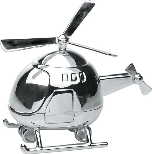 Forkromet sparebøsse helikopter, fra Noa Kids