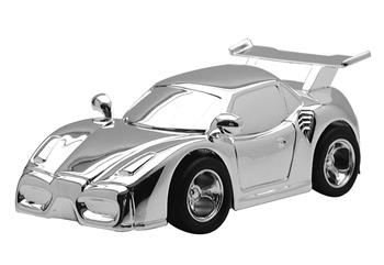 Forkromet sparebøsse racerbil, fra Noa Kids