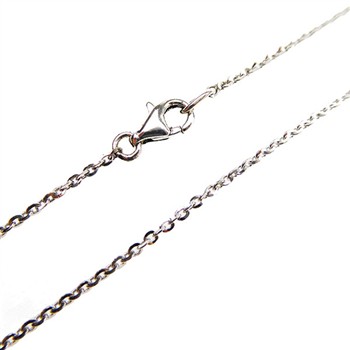 Armbånd & halskæde - Mirror Anchor - Sterling/Rhodineret 0,4mm 90cm, fra San - Links of Joy