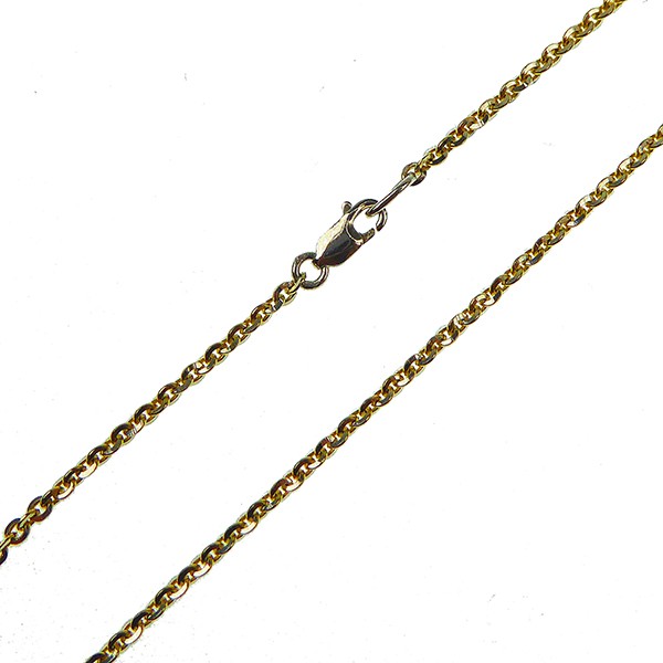 Armbånd & halskæde - Mirror Anchor - Sterling/forgyldt 0,5mm 18cm, fra San - Links of Joy