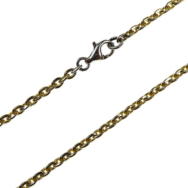 Armbånd & halskæde - Mirror Anchor - Sterling/forgyldt 0,8mm 17cm, fra San - Links of Joy