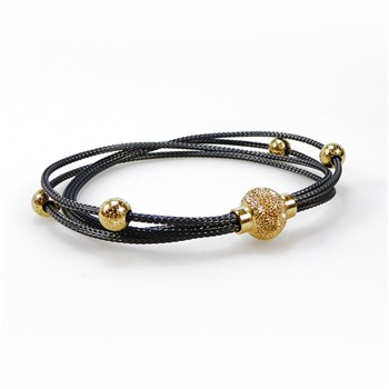 Armbånd & halskæde - 4 rk. med Magnetlås - Oxyderet/forgyldt 21cm, fra San - Links of Joy