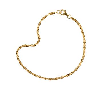 Singapore kæde 2mm - Armbånd & Halskæde - 925/Forgyldt 60cm, fra San - Links of Joy