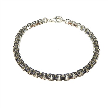 Armbånd & halskæde - Blank 5,5x3,1mm 23cm, fra San - Links of Joy