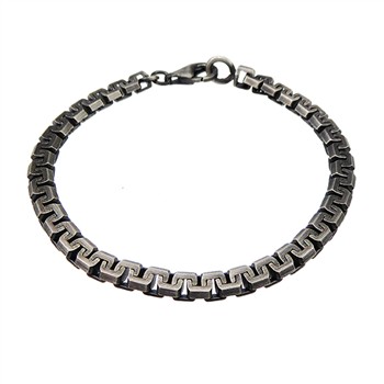 Armbånd & halskæde -  Let oxyderet 5,5x3,1mm 21cm, fra San - Links of Joy