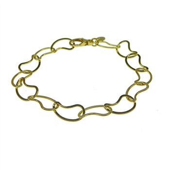Armbånd & halskæde - Forgyldt 23cm, fra San - Links of Joy