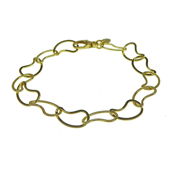 Armbånd & halskæde - Forgyldt 23cm, fra San - Links of Joy