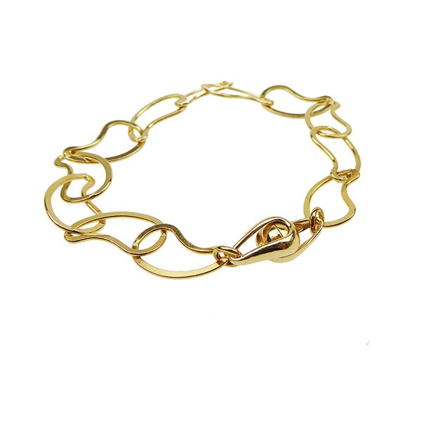 Armbånd & halskæde - Forgyldt m.Magnetlås 20cm, fra San - Links of Joy
