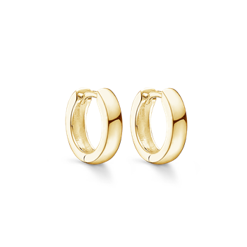 Sølvforgyldt creoler, fra Støvring Design