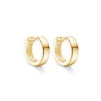 Sølvforgyldt creoler, fra Støvring Design