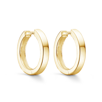 Sølvforgyldt creoler, fra Støvring Design