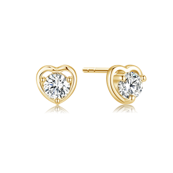 Sølvforgyldt ørestikker, fra Støvring Design