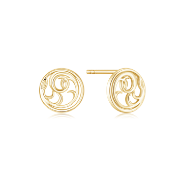 Sølvforgyldt ørestikker, fra Støvring Design