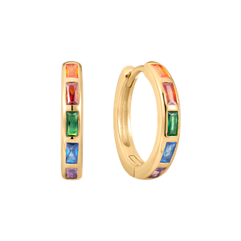 Sølvforgyldt creoler, fra Støvring Design