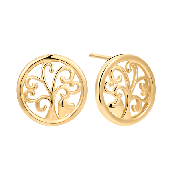 Sølvforgyldt ørestikker, fra Støvring Design