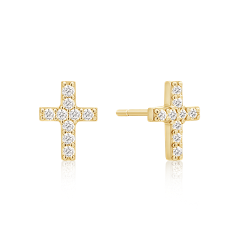 Sølvforgyldt ørestikker, fra Støvring Design