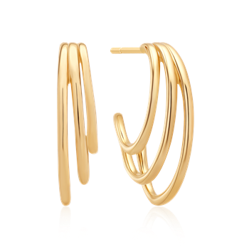 Sølvforgyldt ørestikker, fra Støvring Design