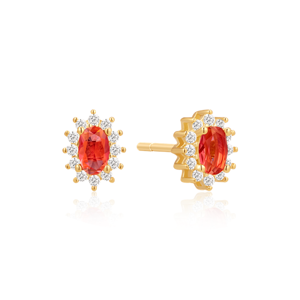 Sølvforgyldt ørestikker, fra Støvring Design