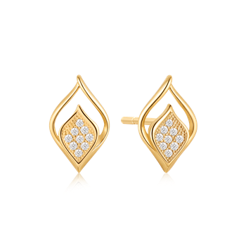 Sølvforgyldt ørestikker, fra Støvring Design