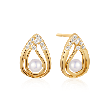 Sølvforgyldt ørestikker, fra Støvring Design