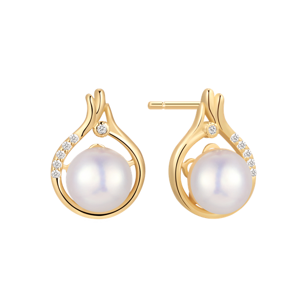 Sølvforgyldt ørestikker, fra Støvring Design