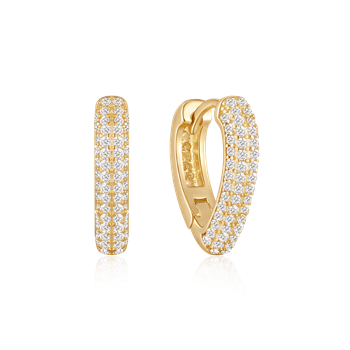 Sølvforgyldt creoler, fra Støvring Design