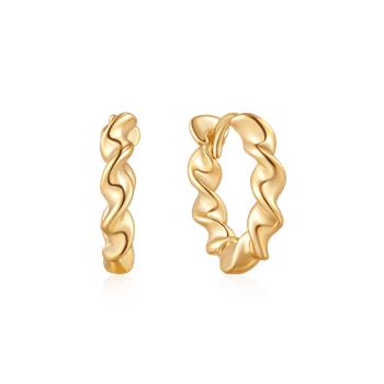 Sølvforgyldt creoler, fra Støvring Design