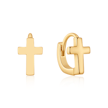 Sølvforgyldt creoler, fra Støvring Design