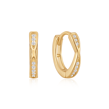 Sølvforgyldt creoler, fra Støvring Design