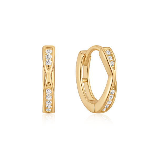 Sølvforgyldt creoler, fra Støvring Design