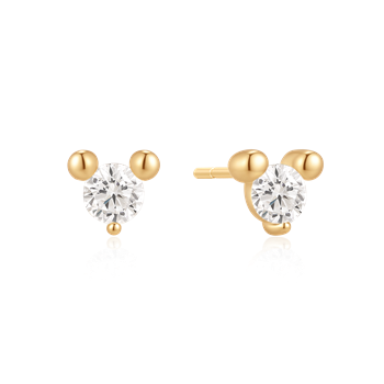 Sølvforgyldt ørestikker, fra Støvring Design