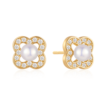 Sølvforgyldt ørestikker, fra Støvring Design