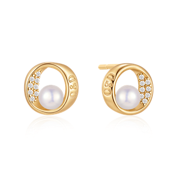 Sølvforgyldt ørestikker, fra Støvring Design