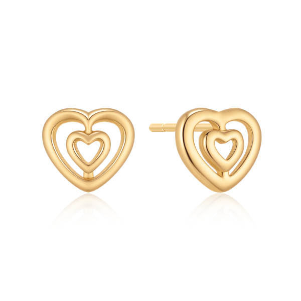 Sølvforgyldt ørestikker, fra Støvring Design