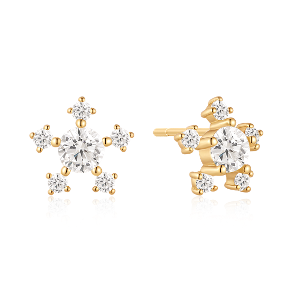 Sølvforgyldt ørestikker, fra Støvring Design