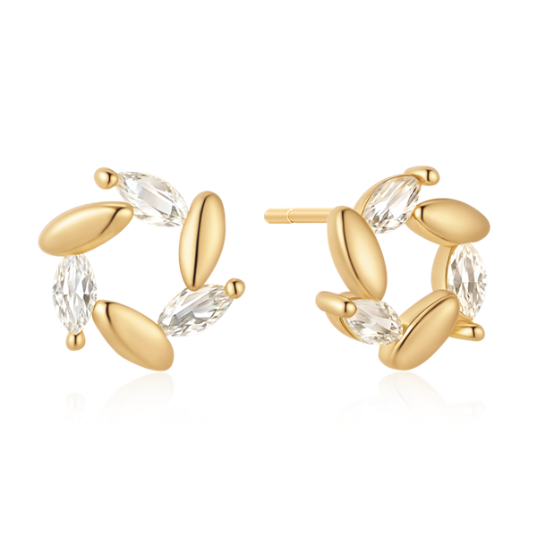 Sølvforgyldt ørestikker, fra Støvring Design