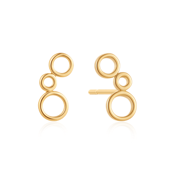 Sølvforgyldt ørestikker, fra Støvring Design