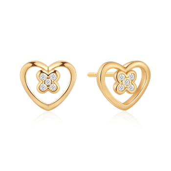 Sølvforgyldt ørestikker, fra Støvring Design