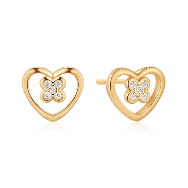 Sølvforgyldt ørestikker, fra Støvring Design